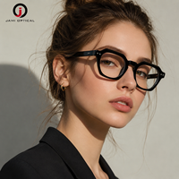 Vente en gros Nouvelles Lunettes Rétro Artisanales à Monture en Acétate Fabrication de Lunettes Prêtes à l'emploi Montures de Lunettes Homme