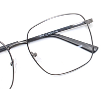 Gafas de Sol Unisex de Metal con Montura Grande, Diseño Simple, Lentes con Filtro de Luz Azul, 4 Colores, Precio Económico de Producción
