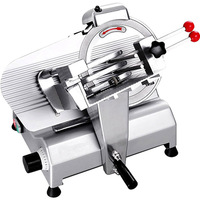 Trancheuse à viande pour hôtel 270W 300ES-12, nouvelle trancheuse à viande électrique commerciale semi-automatique robuste, durable, 12 pouces