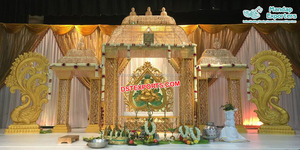 Mandapam de mariage en paon de Manavarai, Sri Lanka, magnifique mandapam de mariage en paon du Sri Lanka, mandapam de mariage indien du sud pour Chicago - Product Image 4