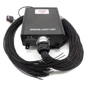 Elanby LED Fibre Optique PMMA Transparente pour Piscine, Effet Ciel Étoilé, Télécommande, Lumière Blanc Chaud 3500K, Garantie 2 Ans, -40°C +70°C - Product Image 1