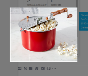 Máquina de palomitas de maíz con manivela manual de aluminio comercial <span class=keywords><strong>Olla</strong></span> de palomitas de maíz con manivela a presión Máquina de palomitas de maíz con manivela manual - Product Image 4
