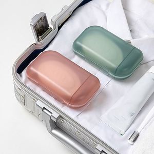 Boîte à Savon de Voyage Portable en Plastique PP Écologique avec Couvercle, Support Multifonctionnel pour Chien, Jetable, pour Dortoir Étudiant et Salle de Bain - Product Image 1