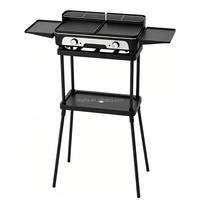 Barbecue Aifa, gril à barbecue, nouvelle conception, gril électrique sans fumée pour la maison, avec plaque en fonte et tables latérales