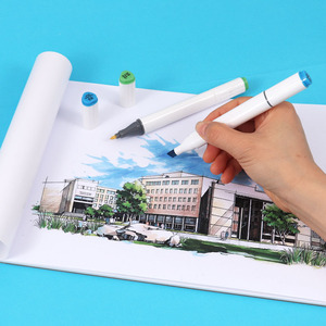 Foska đánh dấu giấy Pad 24 tờ A3 A4 sơn màu giấy hai mặt Chống chảy máu 67lb/100gsm vẽ giấy cho phác thảo - Product Image 4