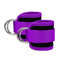 Sangle de cheville en néoprène personnalisée pour machines à câble Manchette de cheville d'exercice pour l'entraînement et la salle de sport