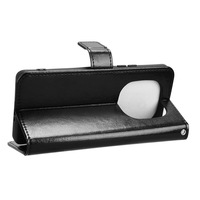 Étui portefeuille en cuir PU motif Crazy Horse, pochette à rabat magnétique avec fentes pour cartes, étui de téléphone en cuir pour Redmi Note 15 Pro Plus