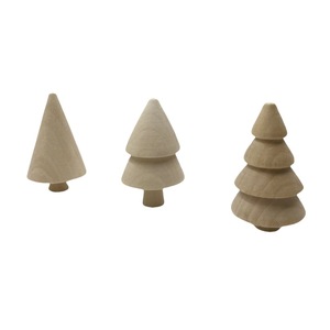 Accessori in <span class=keywords><strong>legno</strong></span> dipinti fai da te per bambini, a forma di <span class=keywords><strong>albero</strong></span> e ghianda, stile rustico, decorazioni natalizie e festive, per graffiti - Product Image 3