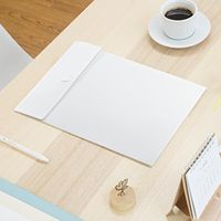 Pochette de classement en polyéthylène, dossier vertical en plastique avec fermeture à bouton-pression pour documents A4/Lettre