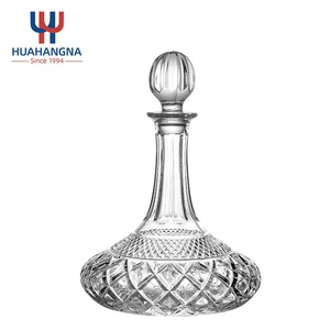 Decanter Whiskey Lead Free Scotch Bourbon Liquor Decanter Bottle Wholesale Hand Blown Crystal Clear Whiskey Wine Glass Decanter In Gift Box