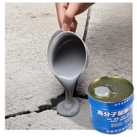 Polyurée grise en gros haute résistance, liquide d'étanchéité pour injection murale et scellement des fissures dans le béton, fût de 10 kg