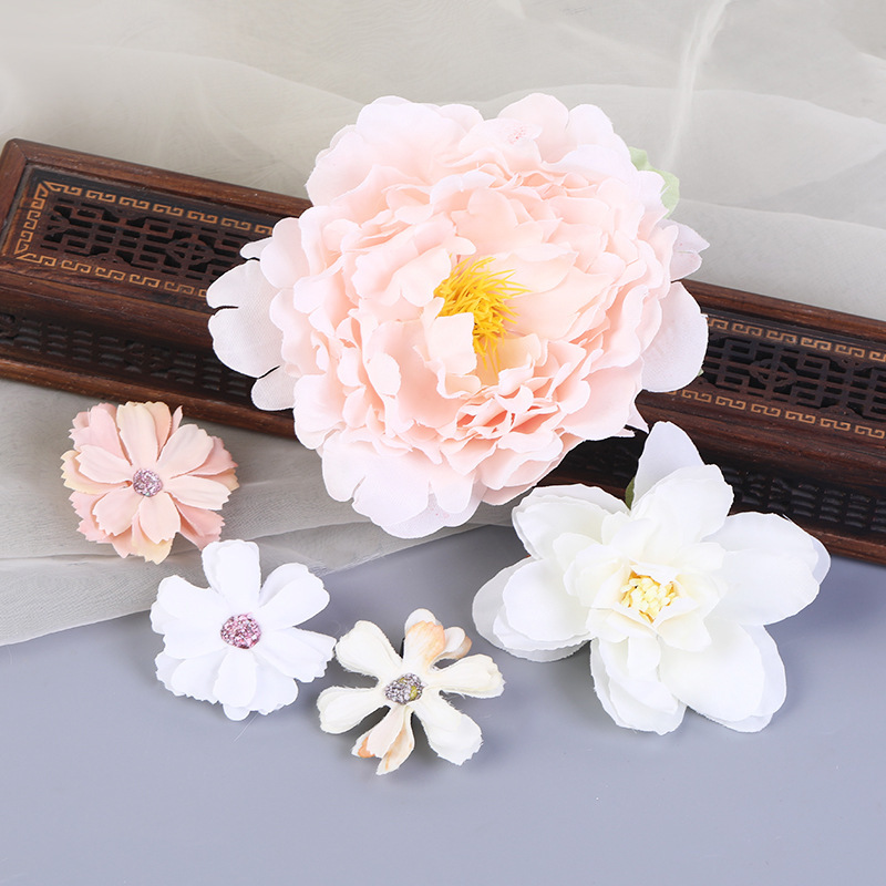Pink and white-5 flowers