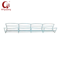Plateau de câblage métallique en treillis galvanisé ventilé, installation facile, panier de câblage pour centre de données 200*100, 80 pièces