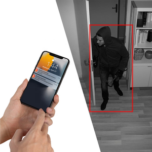 Caméra <span class=keywords><strong>IP</strong></span> PTZ WiFi Tuya Smart 5MP avec zoom optique 30x, caméra de sécurité extérieure sans fil, étanche, compatible RJ45 Ethernet - Product Image 3