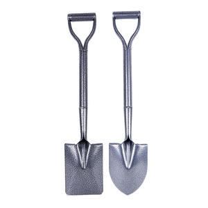 Pelle de jardin en acier au manganèse, poignée en D, petite pelle portable pour la plantation d'arbres, utilisation en camping en plein air - Product Image 2