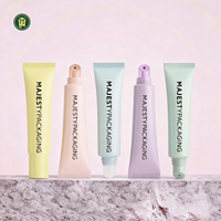 Tube de gloss à lèvres vide haut de gamme, tube cosmétique souple en PE, emballage OEM personnalisé