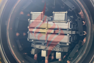 Radiateurs en aluminium Refroidisseurs d'huile Antennes de réseau <span class=keywords><strong>radar</strong></span> Brasage sous vide Système de vide poussé à 3 étages Four de brasage en aluminium - Product Image 3