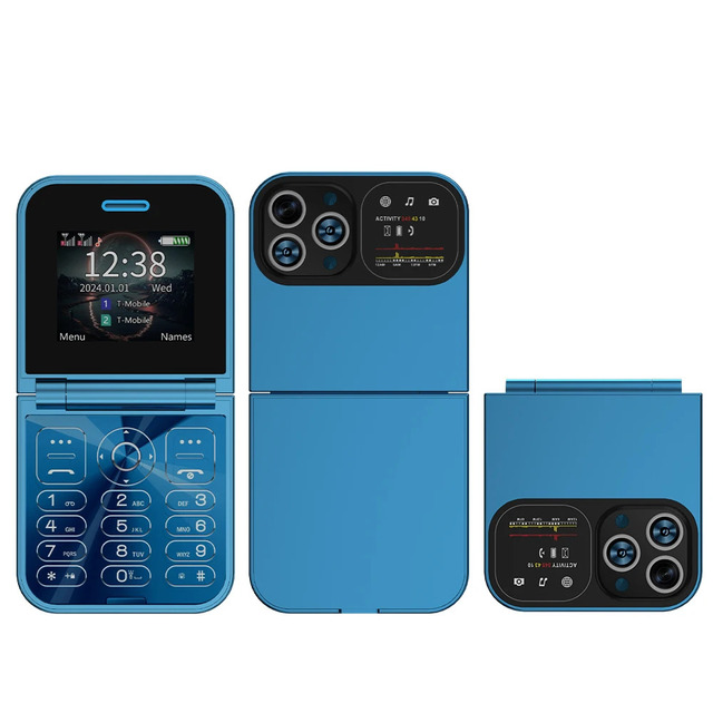 F15 Mini New Arrival 2.0inch GSM Network Flip Old Mobile Phone Foldable Design