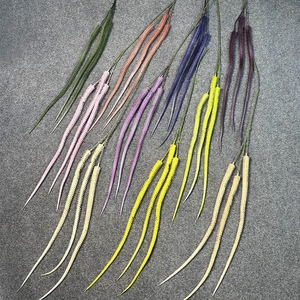 ช่อดอกไม้หางจิ้งจอกเทียมทำจากผ้าไหม ขนาด 30 ซม.-100 ซม. ดอกไม้พลาสติกสำหรับตกแต่งงานแต่งงาน จัดแต่งกิ่งดอกไม้ - Product Image 1