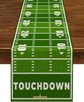 Nappe de table sur le thème du football américain, nappe de table sur le thème du rugby pour la fête du Super Bowl, décoration de table à manger pour la maison