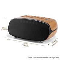 Humidificateur ultrasonique à brume froide électrique, diffuseur d'huiles essentielles, haut-parleur aromatique LED 7 couleurs, réveil pour la maison, l'hôtel, le bureau