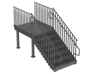 Wall Mounted Aluminum Railing <strong>Handrail</strong> Farmhouse Aluminum <strong>Stair</strong> <strong>Handrail</strong> Custom Rotating Aluminum <strong>Stair</strong> <strong>Handrail</strong> - Product Image 4
