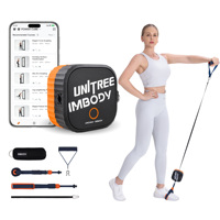 Appareil de fitness intelligent à câble pour la maison, entraîneur à volant d'inertie avec contrôle de résistance réglable