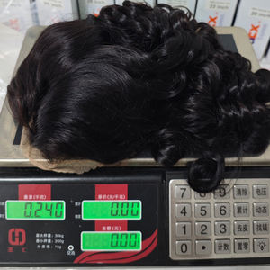 Promotion 107$ Letsfly Loose Wave 13x4 Lace Frontal Wigs 20 Inches 4T30T4 Piano Color Natural Human Hair Wholesales 240gram - Product Image 5