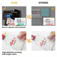 Imprimante UV DTF automatique Erasmart, imprimante UV DTF A3 en rouleau, machine d'impression UVDTF, double tête XP600, imprimante UV pour autocollants, laminateur