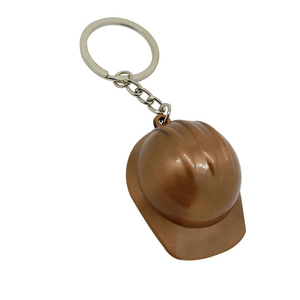 Portachiavi 3D a Forma di Elmetto di Sicurezza in Metallo, Mini Portachiavi Novità, Regalo <span class=keywords><strong>per</strong></span> Costruttori, <span class=keywords><strong>Ingegneri</strong></span>, Artigiani, Manager di Cantiere, Geometri - Product Image 6