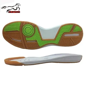 Mustang high resistant rubber outsole and eva soccer shoe sole soccer shoes sole