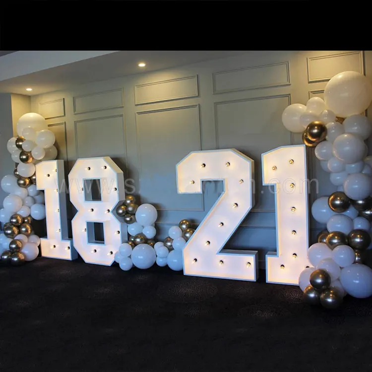 Hout Een Acryl Glitter Grote Grote 5ft Baby Pole Vrolijk Kerst Led Verlichting Teken Numbersmarquee Letters 4 Ft Voor Kids