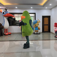 Costume de Mascotte Gonflable Personnalisé de Haute Qualité en Forme d'Avocat de Dessin Animé pour Adultes, Idéal pour la Publicité et les Événements Festifs
