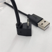 Kabel Data dan Charger USB Bentuk U 180 Derajat, Kabel USB ke Micro USB