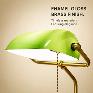 Lámparas de Escritorio de Metal y Madera Estilo Retro Clásico Americano, LED E27, Decoración Artística para el Hogar, Dormitorio, Lámpara de Mesa Verde - Product Image 4