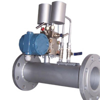 Flowmeter V-cone LVZ untuk gas buang suhu tinggi, gas tungku kokas, dan gas tungku peledakan, flowmeter V-cone