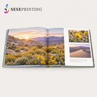 Maßgefertigter Kaffeetisch-Fotobuchdruck mit Faltschachtelbindung und Premium-Beschichtungspapier OEM