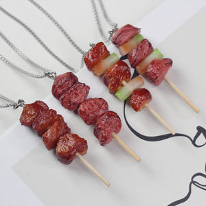 ใหม่กระเป๋าถือกุญแจรถเสน่ห์การตกแต่งที่ทำด้วยมือสนุกจำลองย่างหอยนางรมหอยเชลล์จี้สร้อยคอให้กับลูกสาวของฉัน - Product Image 2