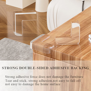 Children's Safety Soft PVC Protective Cover Anti-collision <strong>Corner</strong> <strong>Table</strong> Transparent Anti-knock Furniture <strong>Corner</strong> <strong>Protector</strong> - Product Image 4