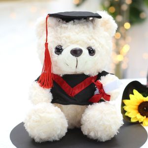 Oso de Peluche Kawaii de 25 cm con Gorro de Doctor, Súper Suave, Lindo, de Anime, de Algodón, con Logotipo Personalizado <span class=keywords><strong>para</strong></span> Graduación Escolar - Product Image 1