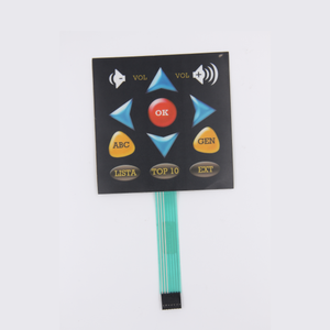 Thông minh thiết bị điện tử Trung Quốc nhà máy tùy chỉnh 3 key 2 nút màng chuyển đổi với LED <span class=keywords><strong>Poly</strong></span> <span class=keywords><strong>Dome</strong></span> bàn phím nút màng chuyển đổi bàn phím - Product Image 3