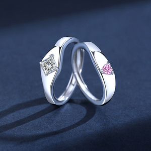 FDJZ-146 Silber 925 Ehering <span class=keywords><strong>Original</strong></span> Einfache Paar <span class=keywords><strong>Ring</strong></span> Sterling Ringe Schmuck Geschenk - Product Image 2