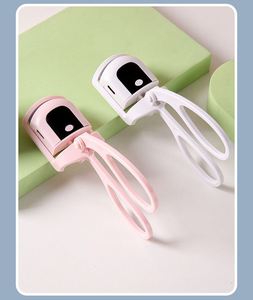 Portable Electric Heated Eyelash Curler Quick <b>Heating</b> <b>USB</b> Charging LCD Temperature Control Long-Lasting Curls Plastic Beauty - Product Image 6