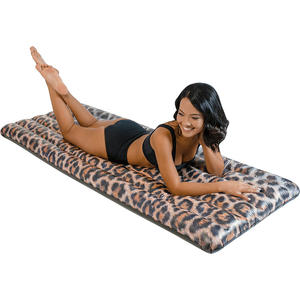 Colchoneta Inflable de PVC con Estampado de Leopardo para Piscina, 74"Lx30", Tumbona Extra Larga para Adultos - Product Image 4