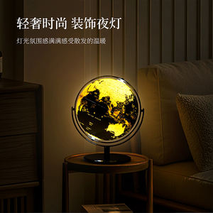 Globe décoratif Lianying argenté et doré avec éclairage LED, en plastique - Product Image 4
