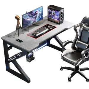 Table d'ordinateur en pierre de diamant, bureau de gaming, pour la maison, chaise de bureau, meubles prêt à transporter, ergonomique, silla