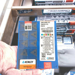 Plaquettes en carbure KORLOYS TNMG160408-VP2, outil de coupe de qualité supérieure pour tour CNC, revêtement PVD/CVD, personnalisable OEM, garantie de 3 ans - Product Image 3