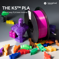Filament Kexcelled PLA K5 gris bleu 175 mm 285 mm 1 kg 3 kg 5 kg