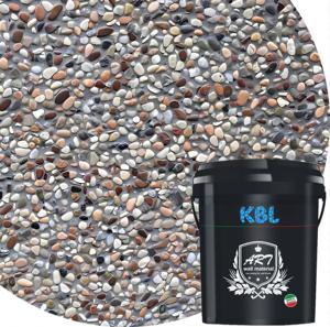 Pintura de Piedra Lavable a Base de Resina Acrílica y Agua, Revestimiento Líquido para Paredes y Pisos, Aplicación con Brocha - Product Image 4
