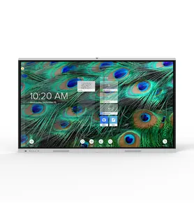 HDFocus-Pizarra inteligente 4K de 65 pulgadas, ordenador OPS, 65 pulgadas, 32G, precio de Pizarra blanca interactiva, equipo educativo - Product Image 1